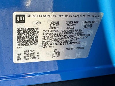 2026 Chevrolet Equinox FWD 4dr ACTIV w/XDB