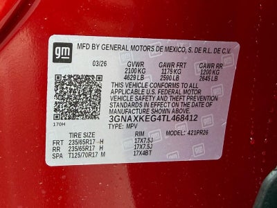 2026 Chevrolet Equinox FWD 4dr ACTIV w/XDB