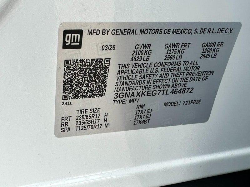 2026 Chevrolet Equinox FWD 4dr ACTIV w/XDB