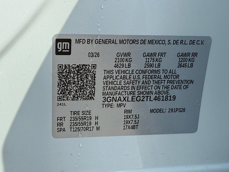 2026 Chevrolet Equinox FWD 4dr RS w/1RS