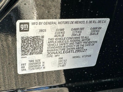 2026 Chevrolet Equinox FWD 4dr RS w/1RS