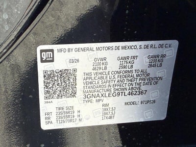 2026 Chevrolet Equinox FWD 4dr RS w/1RS