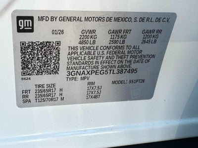 2026 Chevrolet Equinox AWD 4dr LT w/2LT