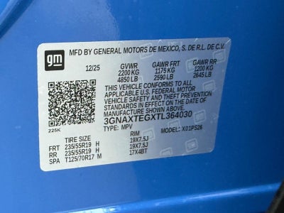 2026 Chevrolet Equinox AWD 4dr RS w/2RS