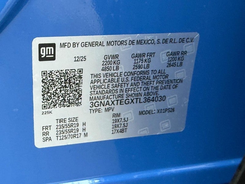 2026 Chevrolet Equinox AWD 4dr RS w/2RS