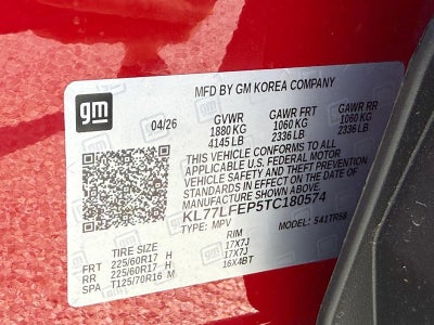 2026 Chevrolet Trax FWD 4dr LS