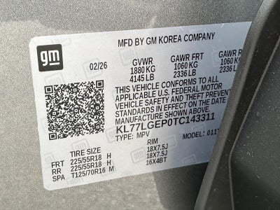 2026 Chevrolet Trax FWD 4dr 1RS