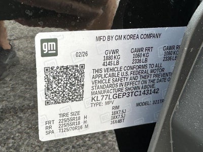 2026 Chevrolet Trax FWD 4dr 1RS