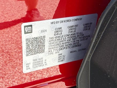 2026 Chevrolet Trax FWD 4dr 1RS
