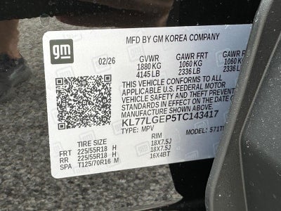 2026 Chevrolet Trax FWD 4dr 1RS