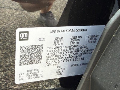2026 Chevrolet Trax FWD 4dr 1RS