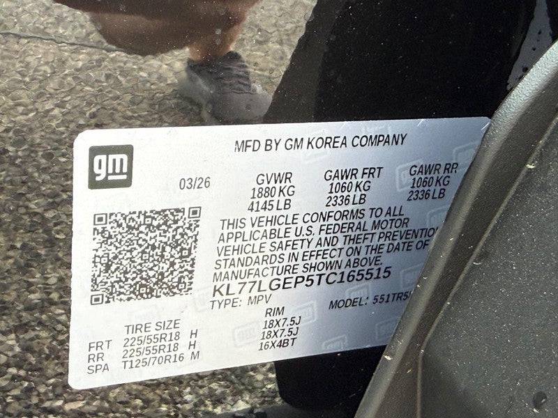 2026 Chevrolet Trax FWD 4dr 1RS
