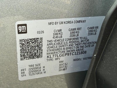 2026 Chevrolet Trax FWD 4dr 1RS