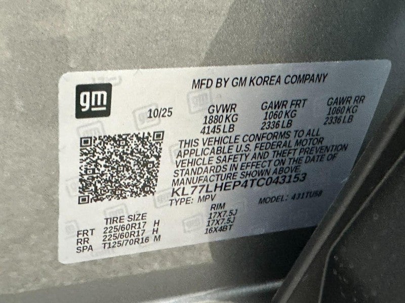 2026 Chevrolet Trax FWD 4dr LT