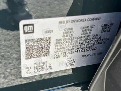 2026 Chevrolet Trax FWD 4dr LT