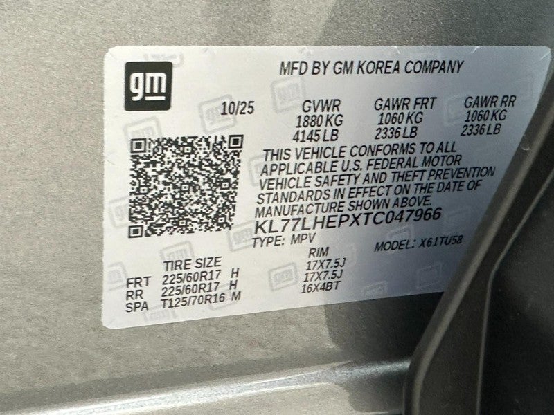 2026 Chevrolet Trax FWD 4dr LT