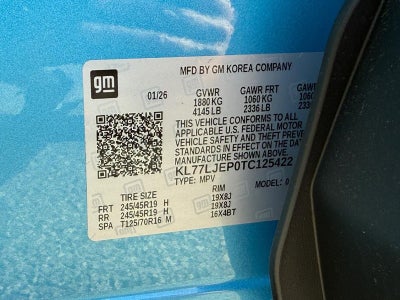2026 Chevrolet Trax FWD 4dr 2RS