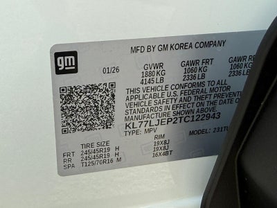 2026 Chevrolet Trax FWD 4dr 2RS