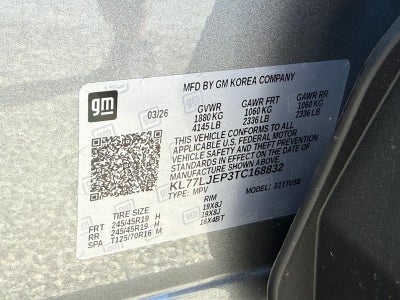 2026 Chevrolet Trax FWD 4dr 2RS