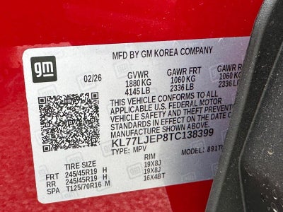 2026 Chevrolet Trax FWD 4dr 2RS