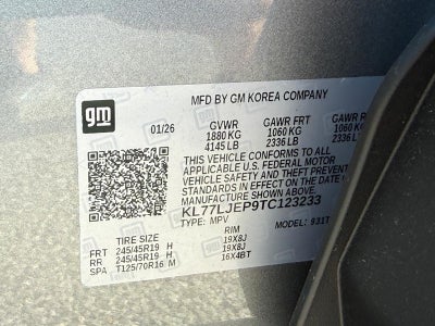 2026 Chevrolet Trax FWD 4dr 2RS