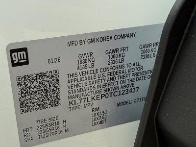2026 Chevrolet Trax FWD 4dr ACTIV