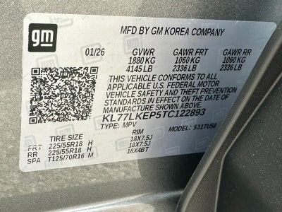 2026 Chevrolet Trax FWD 4dr ACTIV