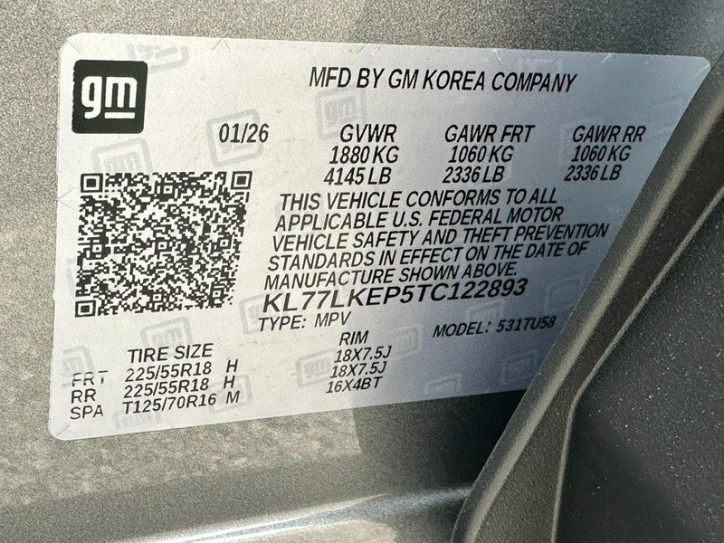 2026 Chevrolet Trax FWD 4dr ACTIV