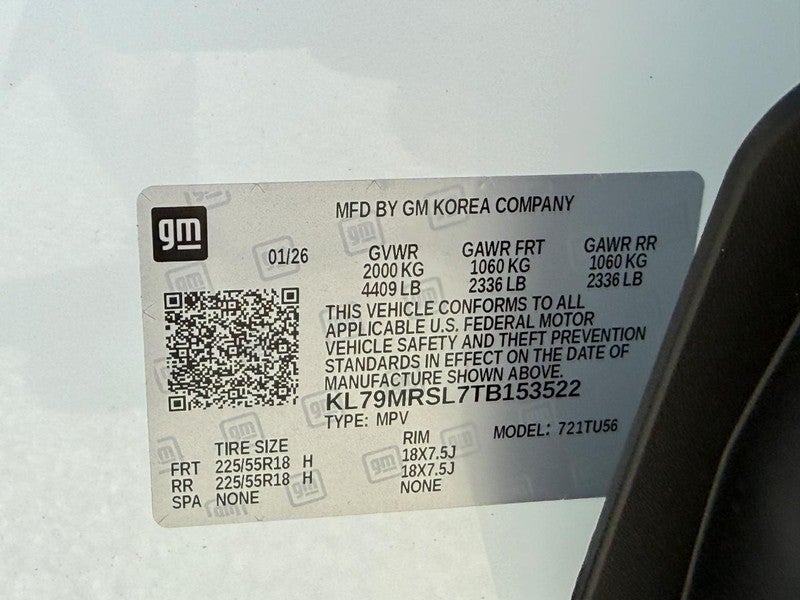 2026 Chevrolet TrailBlazer AWD 4dr LT