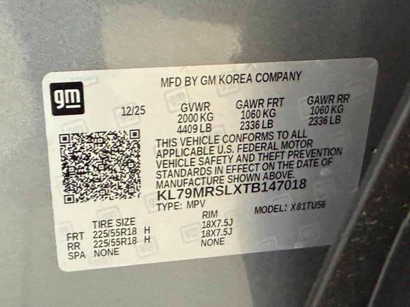 2026 Chevrolet TrailBlazer AWD 4dr LT