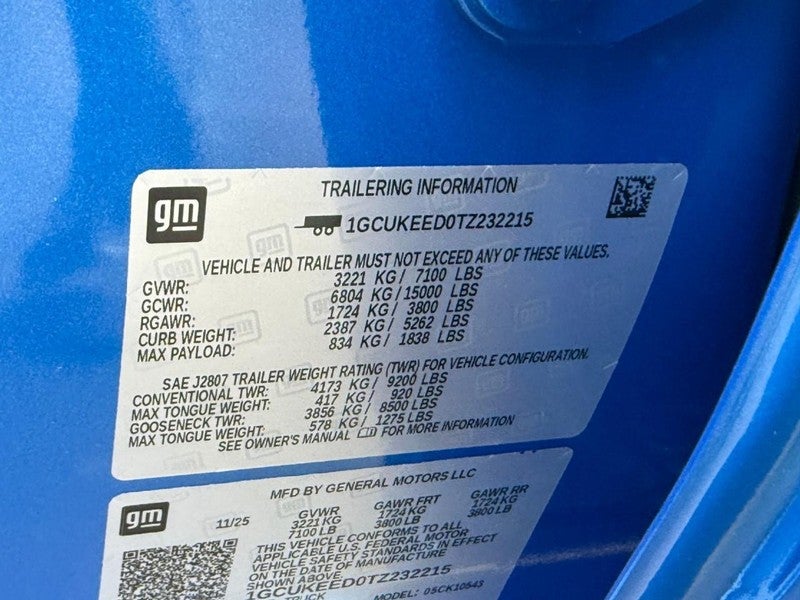 2026 Chevrolet Silverado 1500 4WD Crew Cab 147" RST