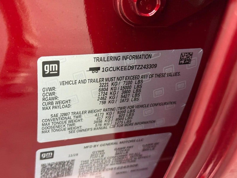 2026 Chevrolet Silverado 1500 4WD Crew Cab 147" RST