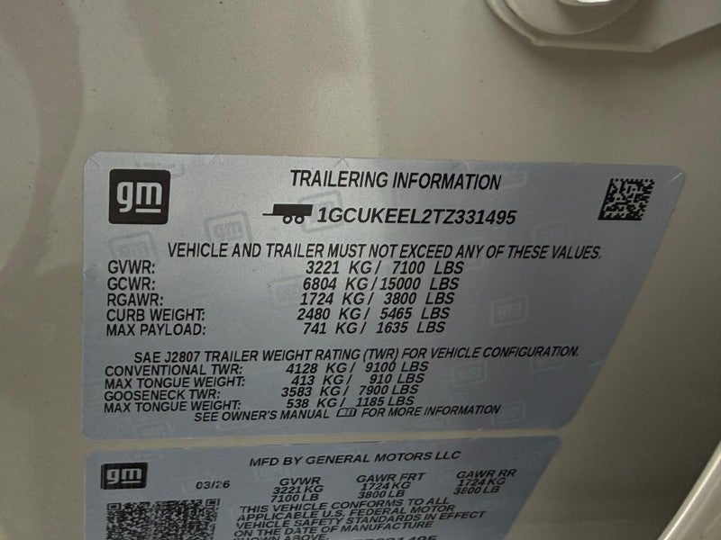 2026 Chevrolet Silverado 1500 4WD Crew Cab 147" RST