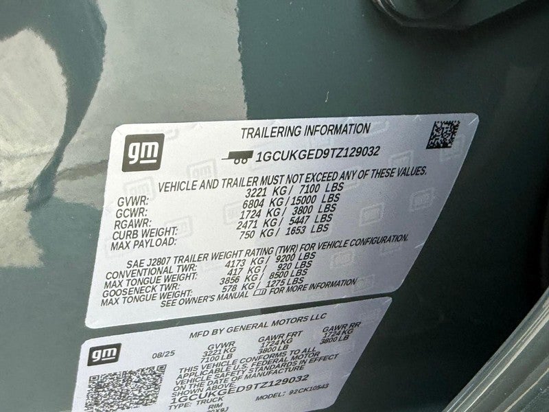 2026 Chevrolet Silverado 1500 4WD Crew Cab 147" LTZ