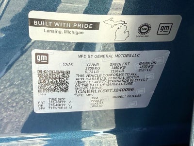 2026 Chevrolet Traverse FWD 4dr RS w/1RS