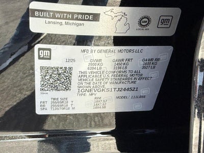 2026 Chevrolet Traverse AWD 4dr LT w/2LT