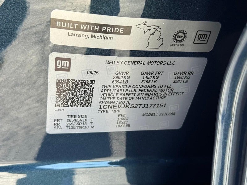 2026 Chevrolet Traverse AWD 4dr Z71