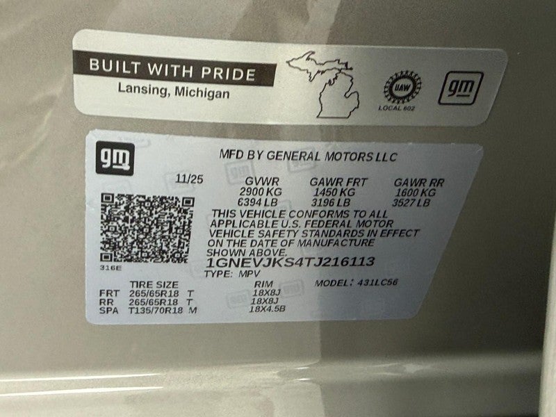 2026 Chevrolet Traverse AWD 4dr Z71