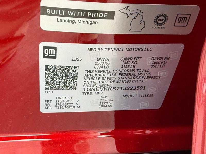 2026 Chevrolet Traverse AWD 4dr High Country w/2LZ