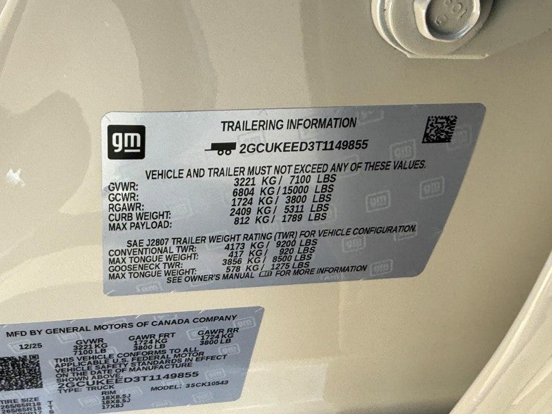 2026 Chevrolet Silverado 1500 4WD Crew Cab 147" RST