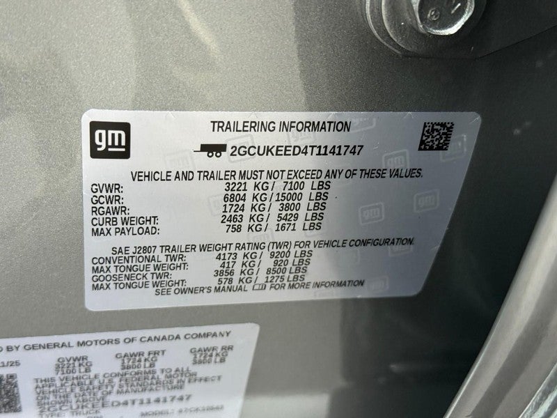 2026 Chevrolet Silverado 1500 4WD Crew Cab 147" RST