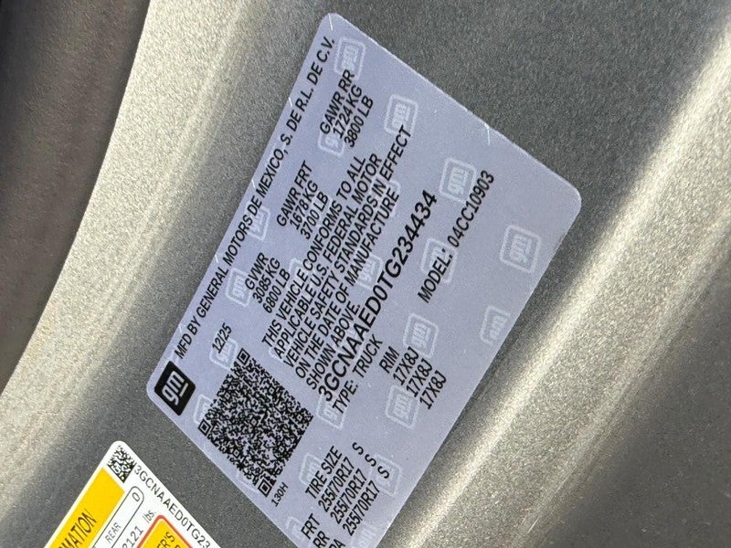 2026 Chevrolet Silverado 1500 2WD Reg Cab 140" Work Truck