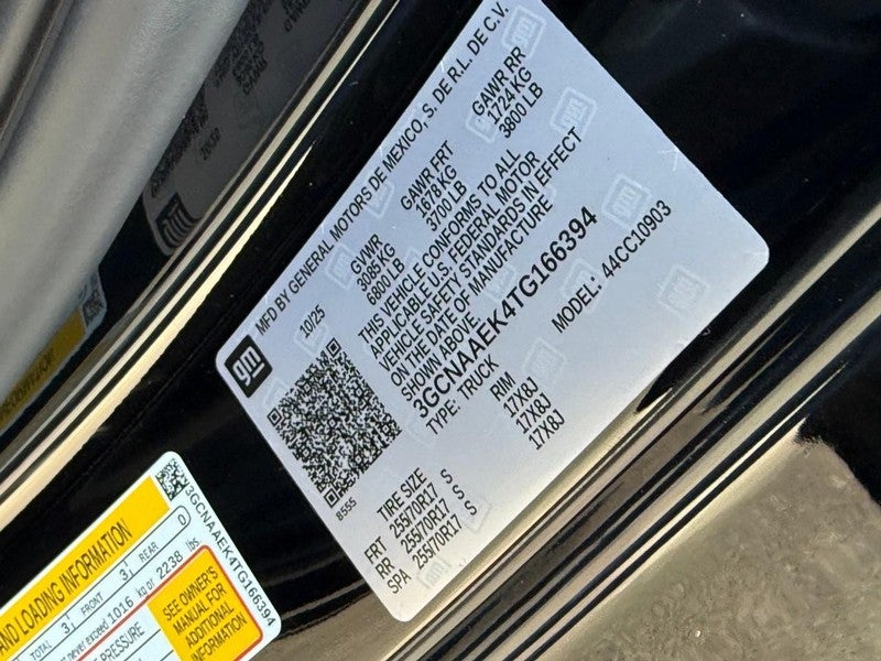 2026 Chevrolet Silverado 1500 2WD Reg Cab 140" Work Truck