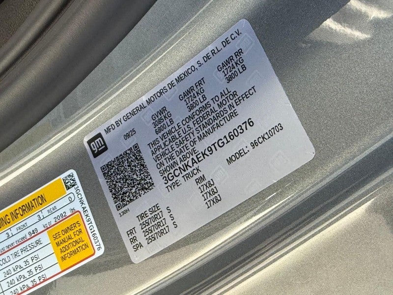 2026 Chevrolet Silverado 1500 4WD Reg Cab 126" Work Truck