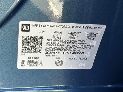 2026 Chevrolet Equinox FWD 4dr LT w/1LT