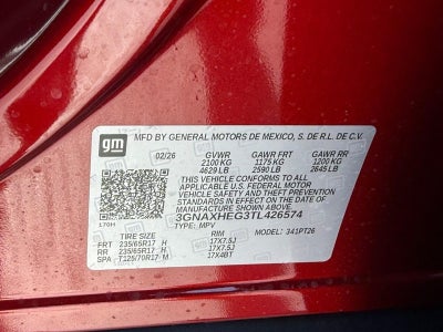 2026 Chevrolet Equinox FWD 4dr LT w/1LT