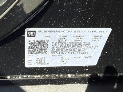 2026 Chevrolet Equinox FWD 4dr RS w/1RS