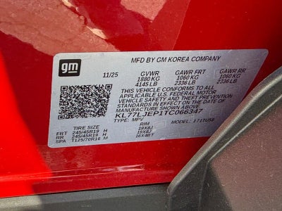 2026 Chevrolet Trax FWD 4dr 2RS