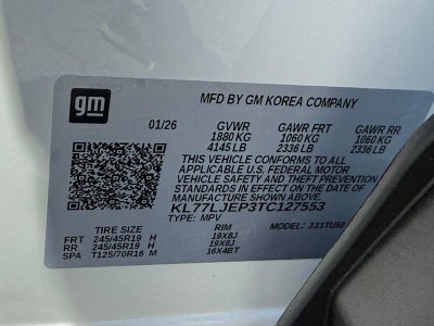 2026 Chevrolet Trax FWD 4dr 2RS