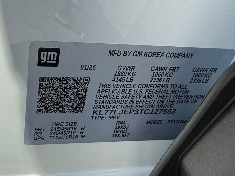 2026 Chevrolet Trax FWD 4dr 2RS